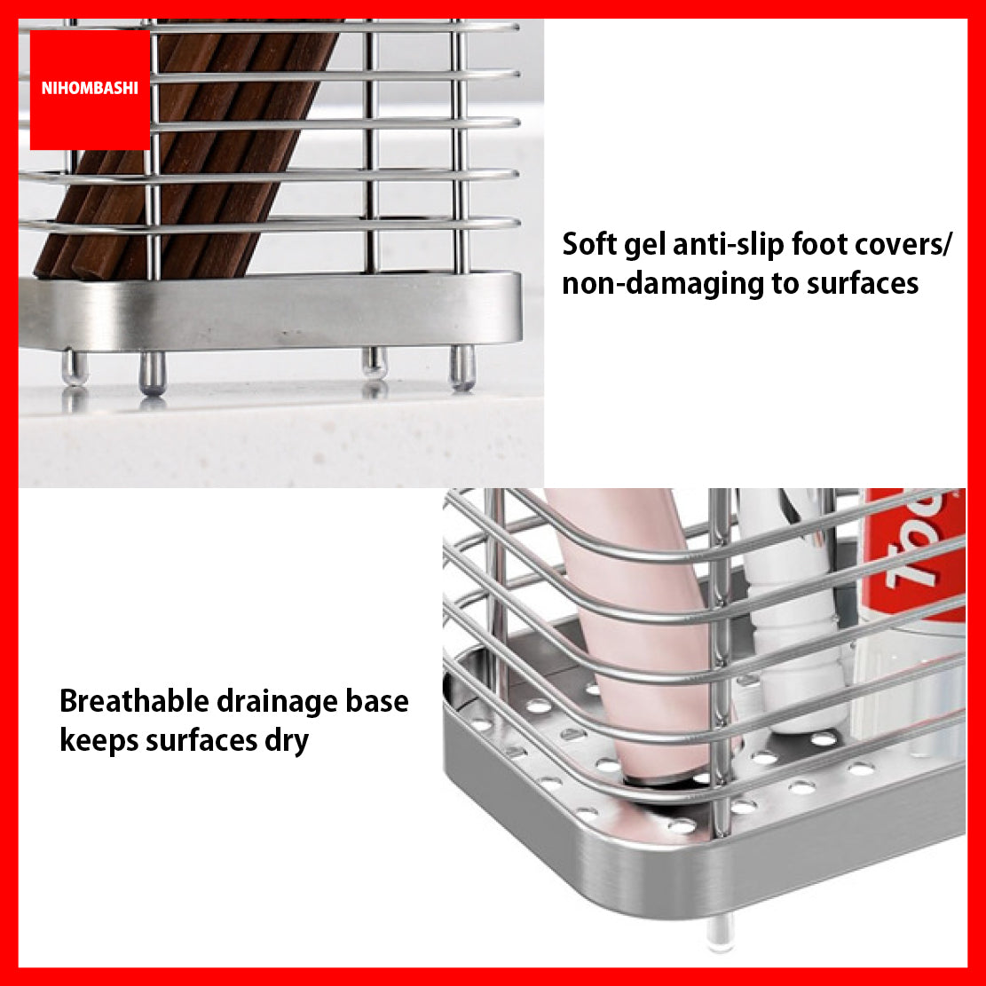 304 Stainless Steel Cutlery Holder