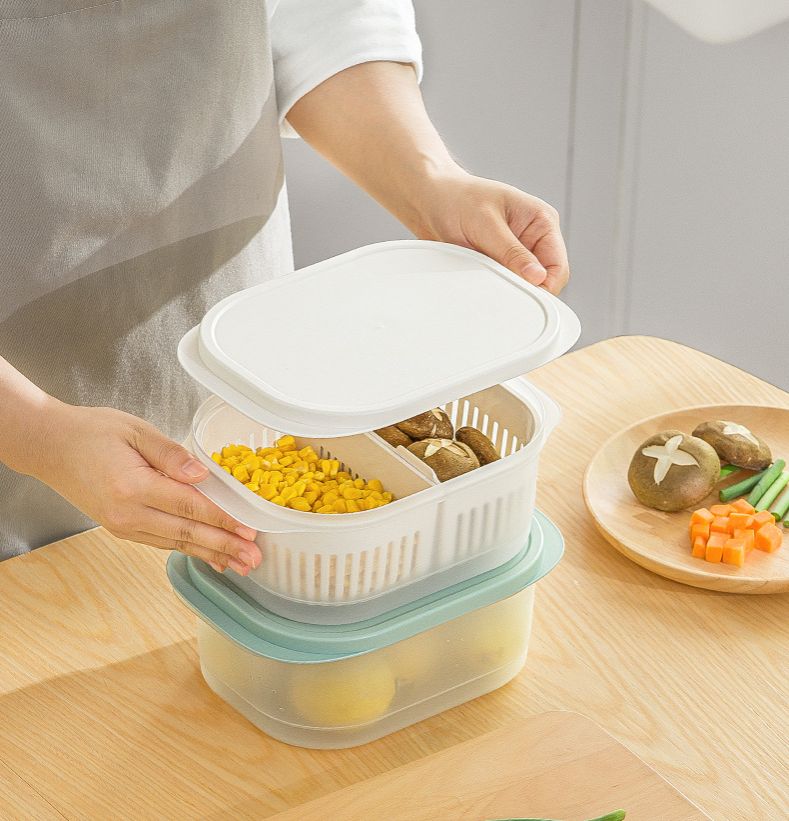 Food Container with Drainer