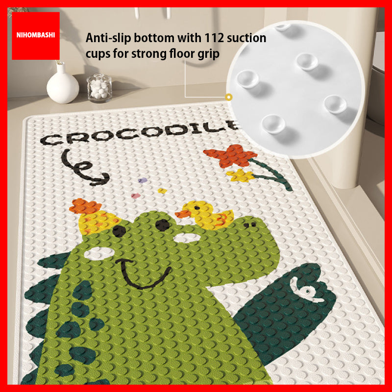 (50x80cm) Cartoon Anti Slip Bathroom Foot Mat