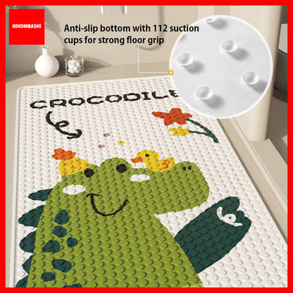 (50x80cm) Cartoon Anti Slip Bathroom Foot Mat