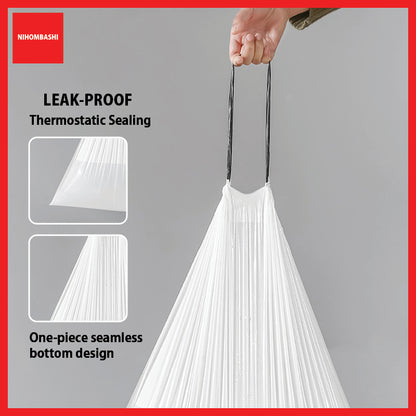 Extra Thick Large Roll Tear-Free Drawstring Garbage Bag