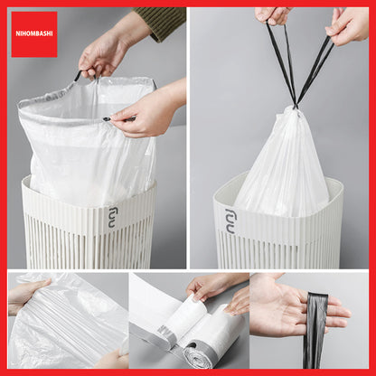 Extra Thick Large Roll Tear-Free Drawstring Garbage Bag