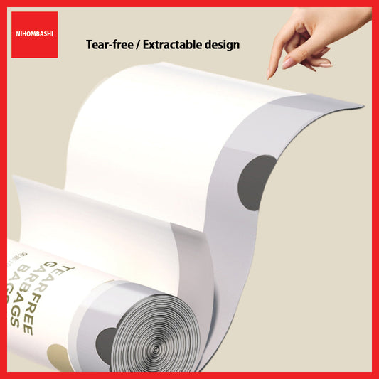Extra Thick Large Roll Tear-Free Drawstring Garbage Bag