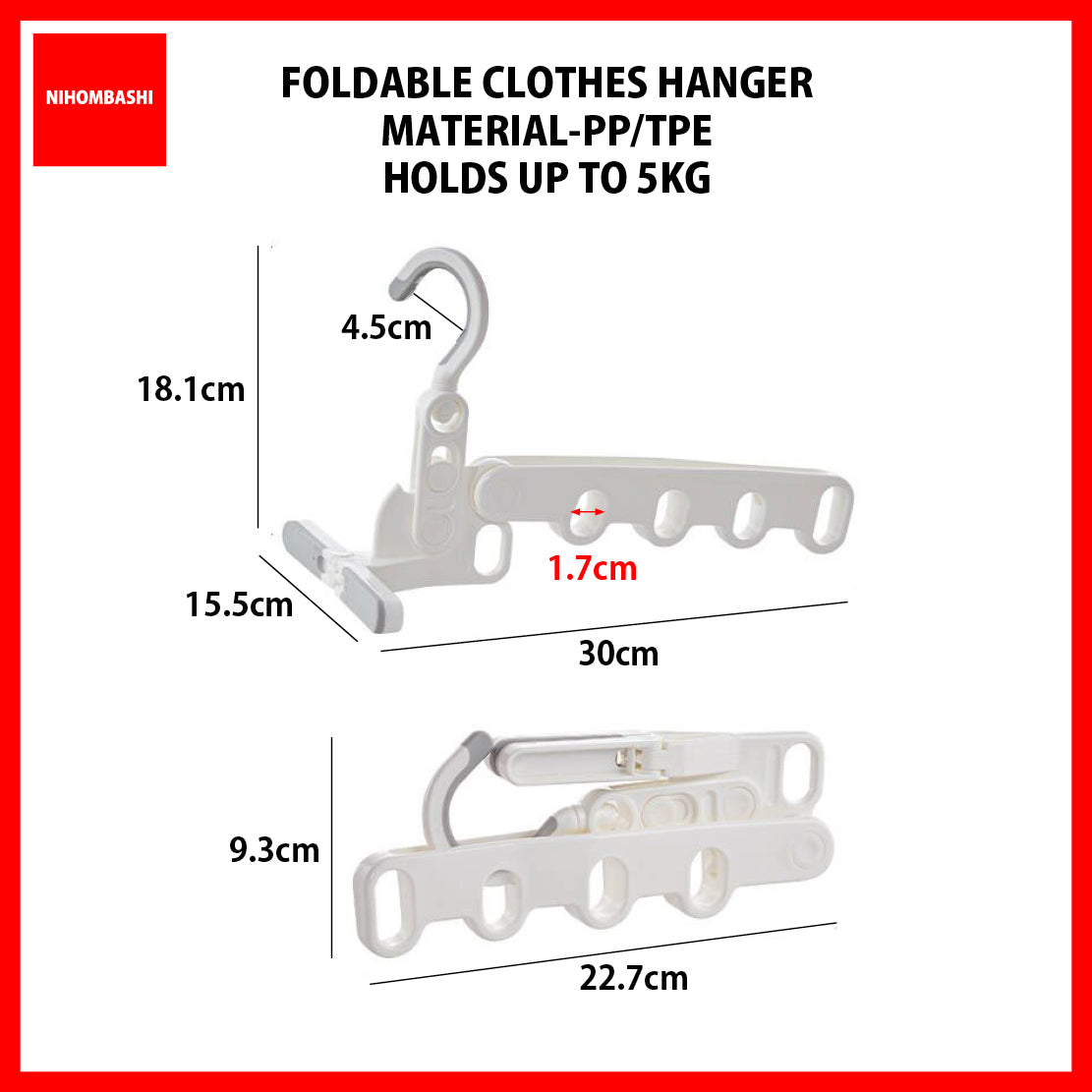 Travel Foldable Clothes Hanger Holder