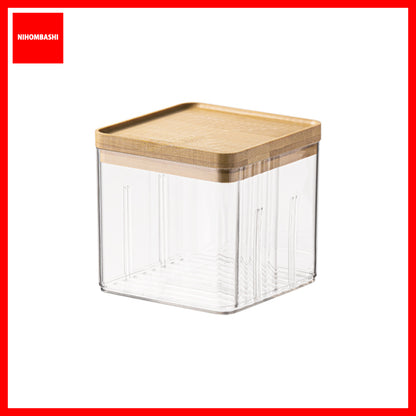 Bamboo Natural Wood Desktop Storage Box