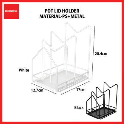 Pot Lid Holder Cutting Board Organizer Stand