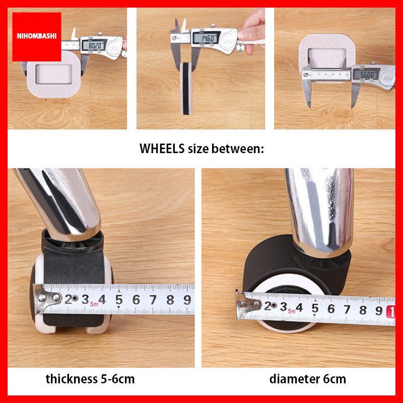 (5pcs) Chair Wheels Stopper Protector Pad