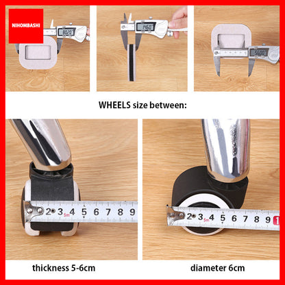 (5pcs) Chair Wheels Stopper Protector Pad