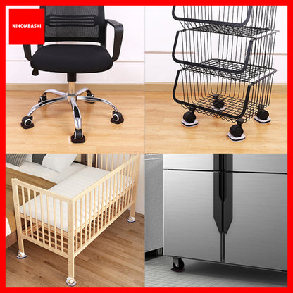 (5pcs) Chair Wheels Stopper Protector Pad