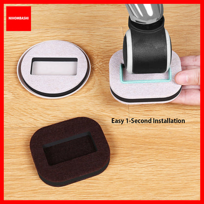 (5pcs) Chair Wheels Stopper Protector Pad