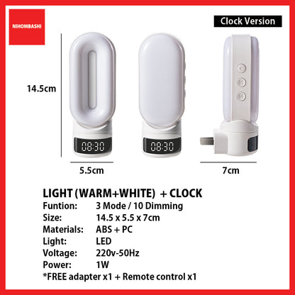 (FREE adapter) 3 mode Night LED Light