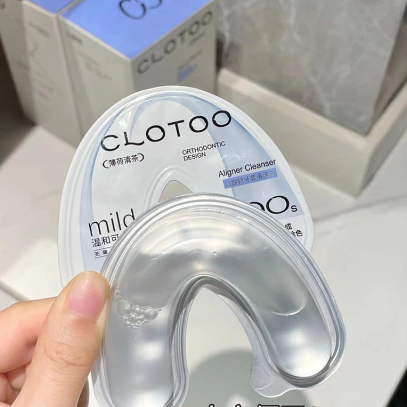 (1box/2boxes) Clotoo Braces Aligner Portable Cleaning Liquid