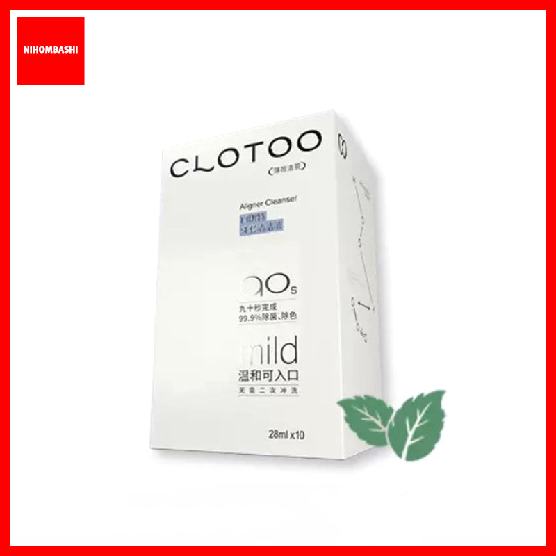 (1box/2boxes) Clotoo Braces Aligner Portable Cleaning Liquid