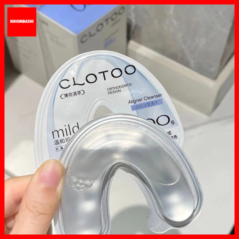 (1box/2boxes) Clotoo Braces Aligner Portable Cleaning Liquid