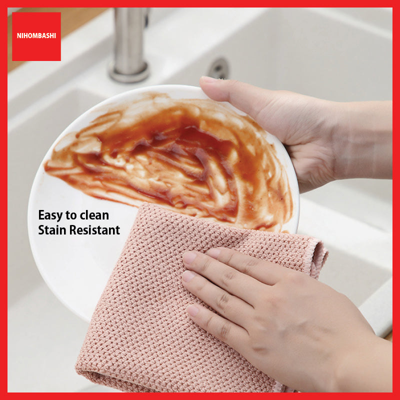 (5pcs) Kitchen Anti-grease Cleaning Towels