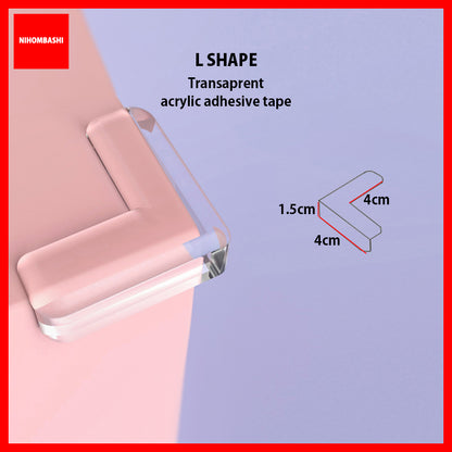 Safety Desk Table Edge Corner Guard Rubber For Baby Kids
