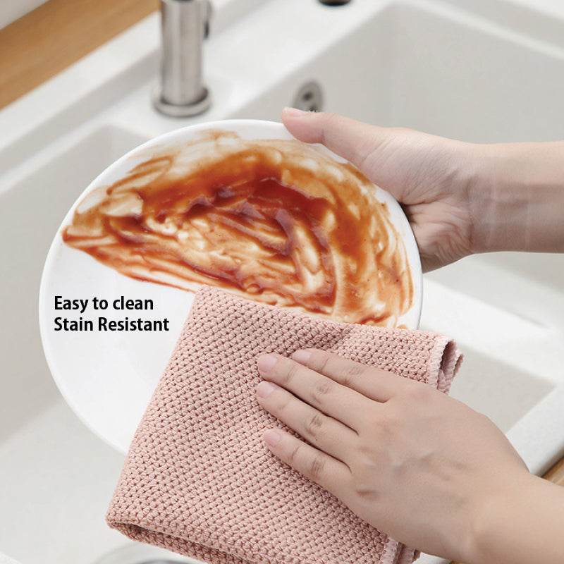 (5pcs) Kitchen Anti-grease Cleaning Towels