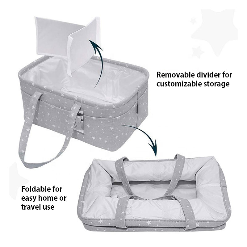 Baby Diaper Caddy Organizer Bag