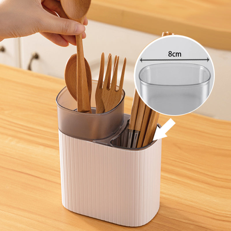 Cutlery Utensil Draining Holder Storage Organizer