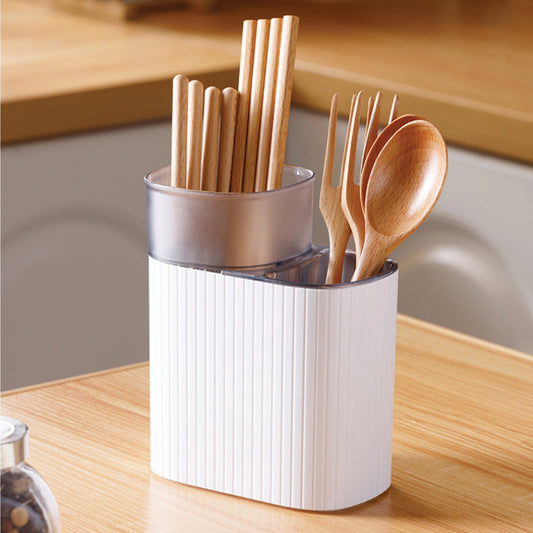 Cutlery Utensil Draining Holder Storage Organizer