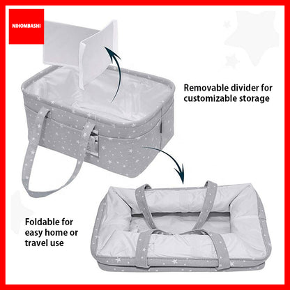 Baby Diaper Caddy Organizer Bag