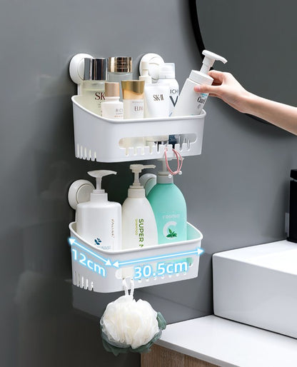 Suction Bathroom Shower Storage Rack