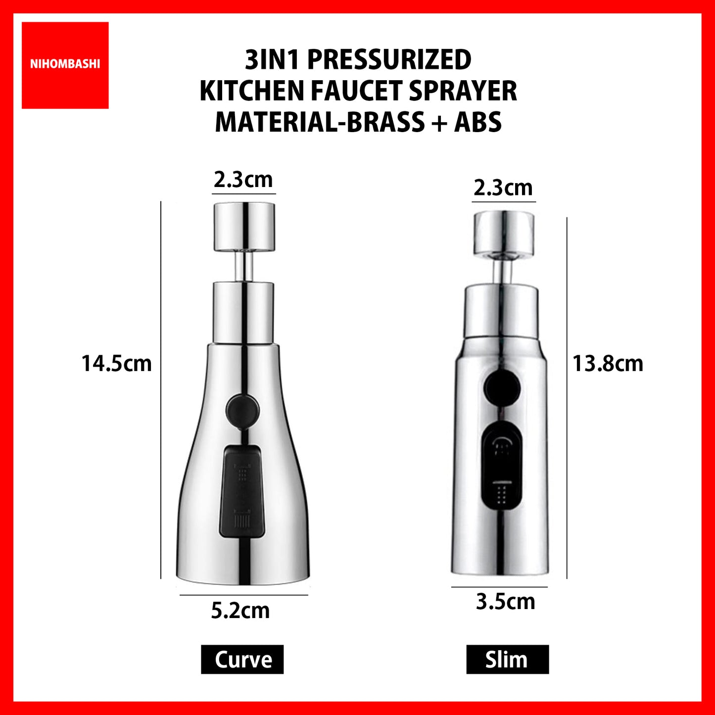 3-Mode Faucet Tap