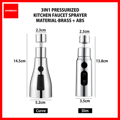 3-Mode Faucet Tap