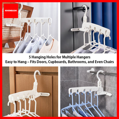 Travel Foldable Clothes Hanger Holder