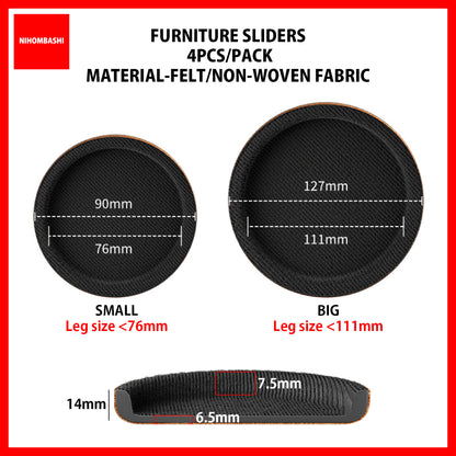 Felt Furniture Sliders