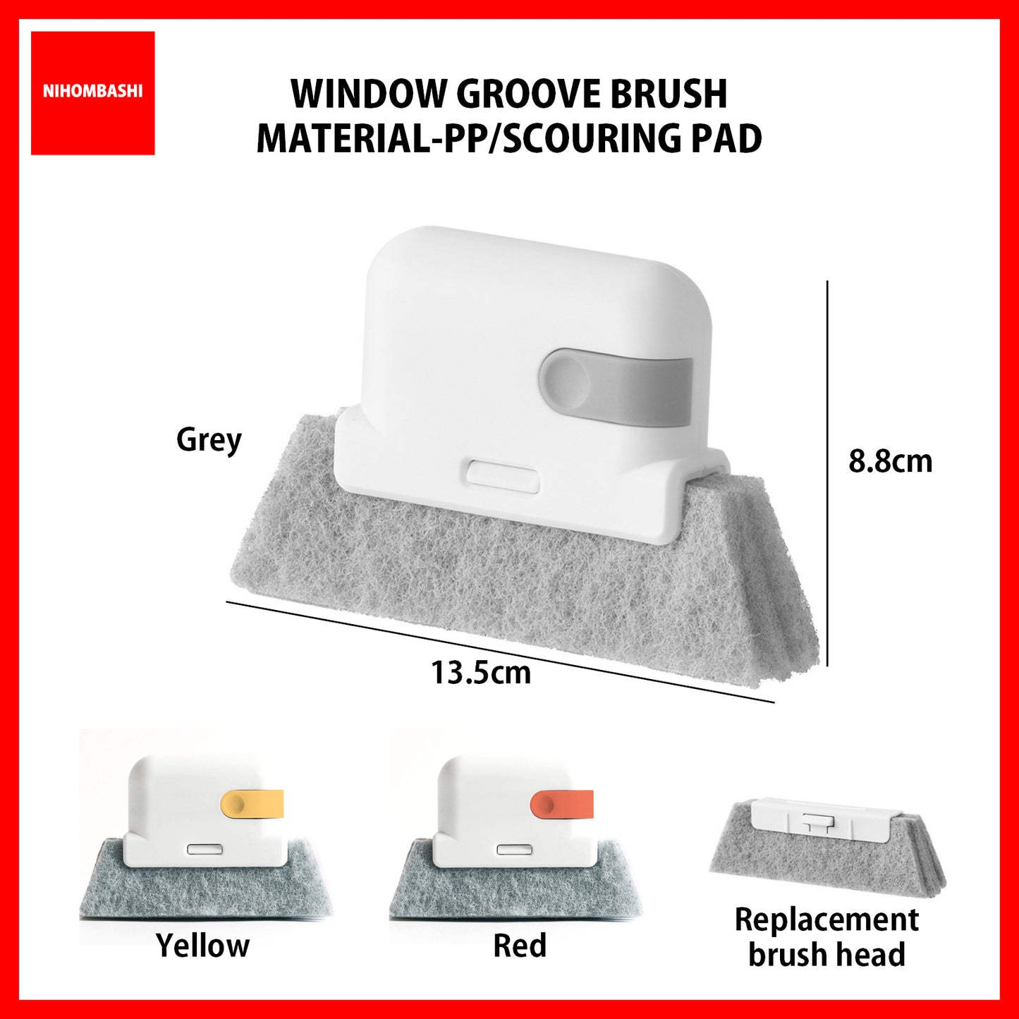 Window Groove Cleaning Brush