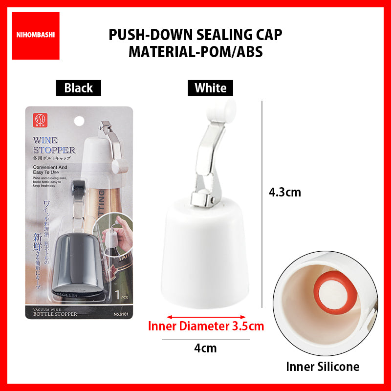 Push-Down Bottle Cap / Wine Stopper
