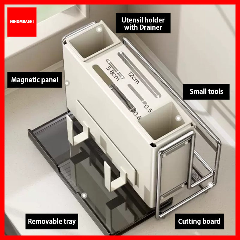 Multi-Function Knife Rack
