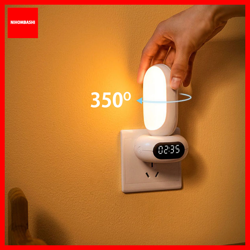 (FREE adapter) 3 mode Night LED Lamp