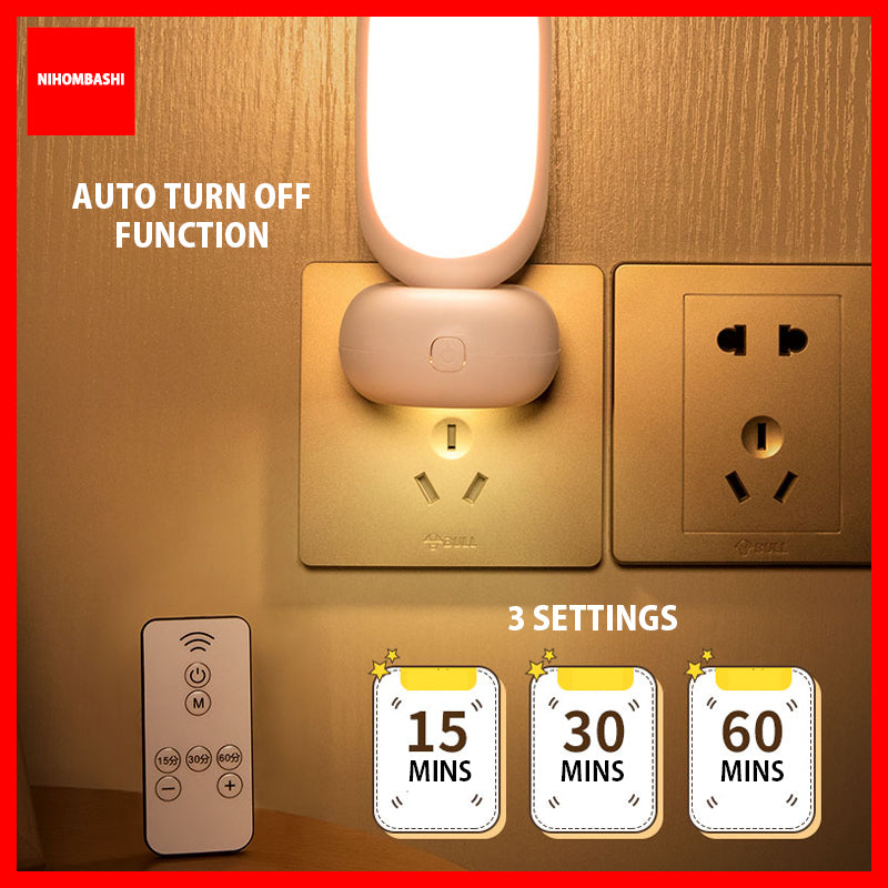 (FREE adapter) 3 mode Night LED Lamp