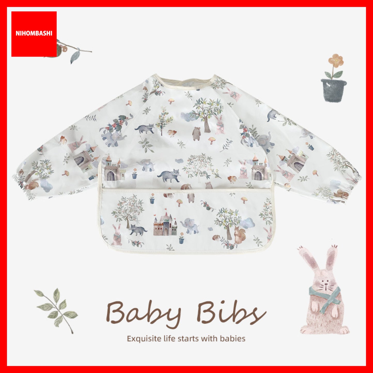 Baby Long Weaning Bib