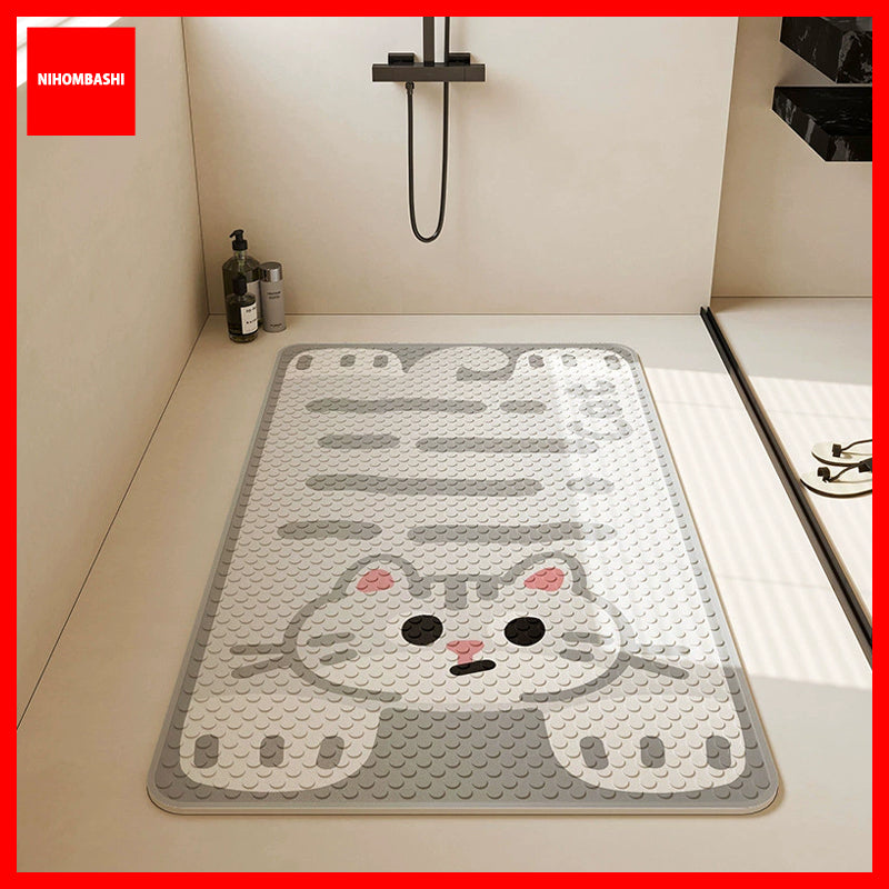 (50x80cm) Cartoon Anti Slip Bathroom Foot Mat