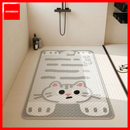 (50x80cm) Cartoon Anti Slip Bathroom Foot Mat