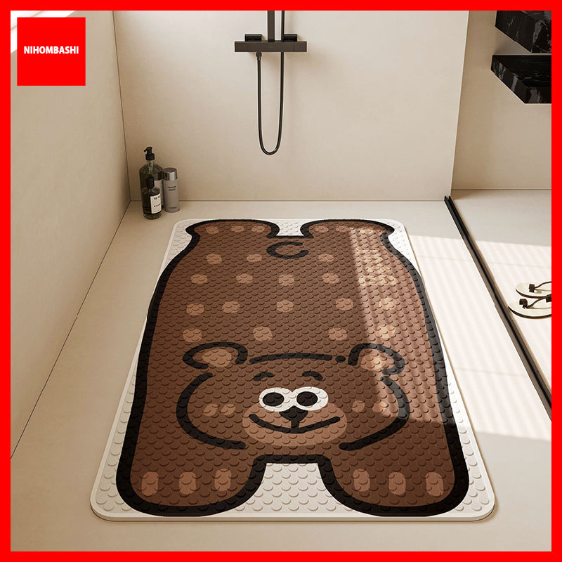 (50x80cm) Cartoon Anti Slip Bathroom Foot Mat