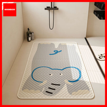 (50x80cm) Cartoon Anti Slip Bathroom Foot Mat