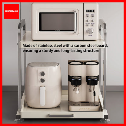 Adjustable Stainless Steel Microwave Oven Rack