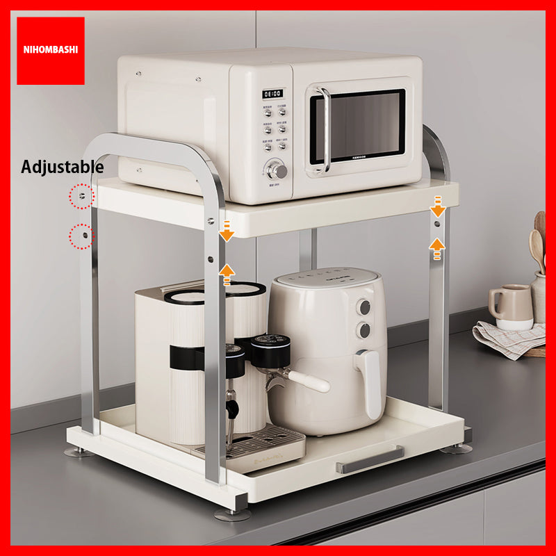 Adjustable Stainless Steel Microwave Oven Rack