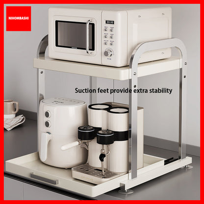 Adjustable Stainless Steel Microwave Oven Rack