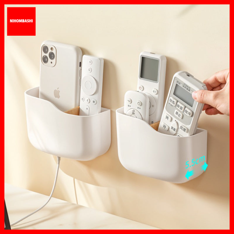 Remote Control Holder for Aircon and TV, Wall Mounted No Drill Adhesive