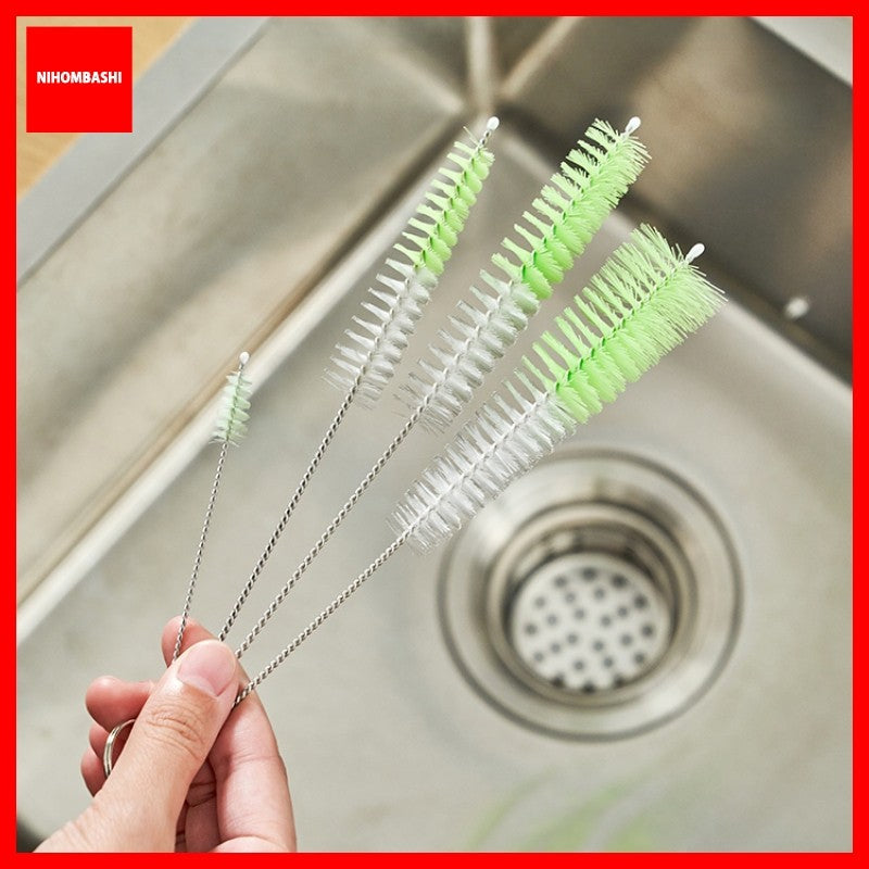 4pcs-Straw Cleaning Brush Set Reusable Drinking Straw Cleaner Bottle Tube Cleaner Brush Kitchen Cleaning Tool