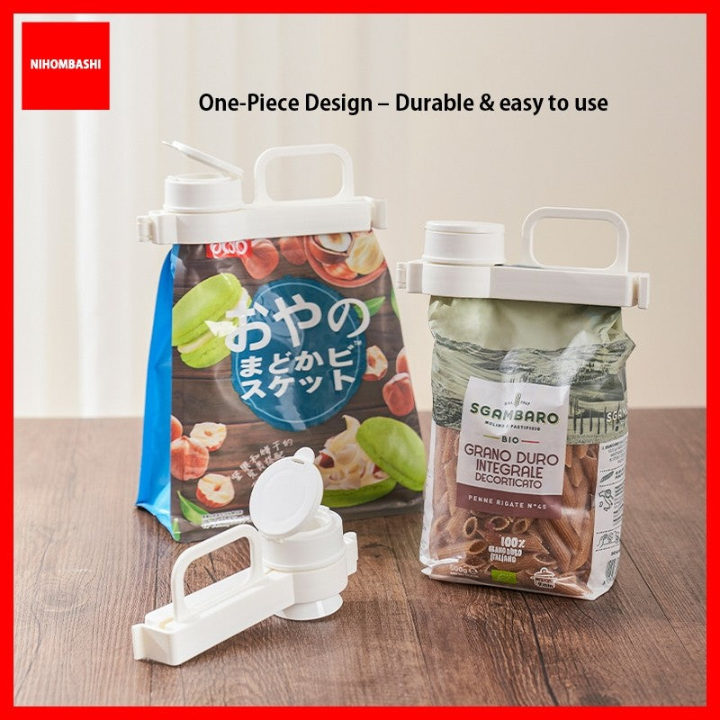 Food Bag Sealer Clip With Pour Spout