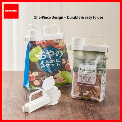 Food Bag Sealer Clip With Pour Spout