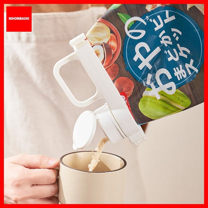 Food Bag Sealer Clip With Pour Spout