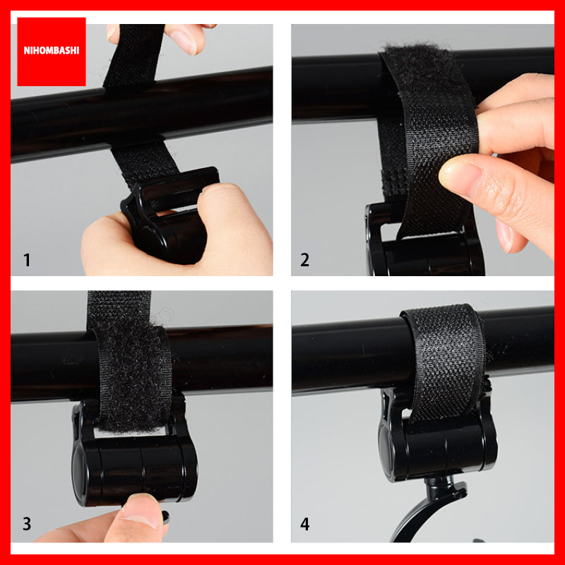 2pcs Universal Stroller Hook 360°Rotation
