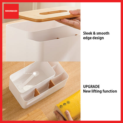 Bamboo Tissue Box holder